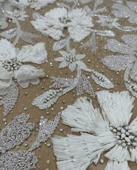 Hand Beaded fabric_11