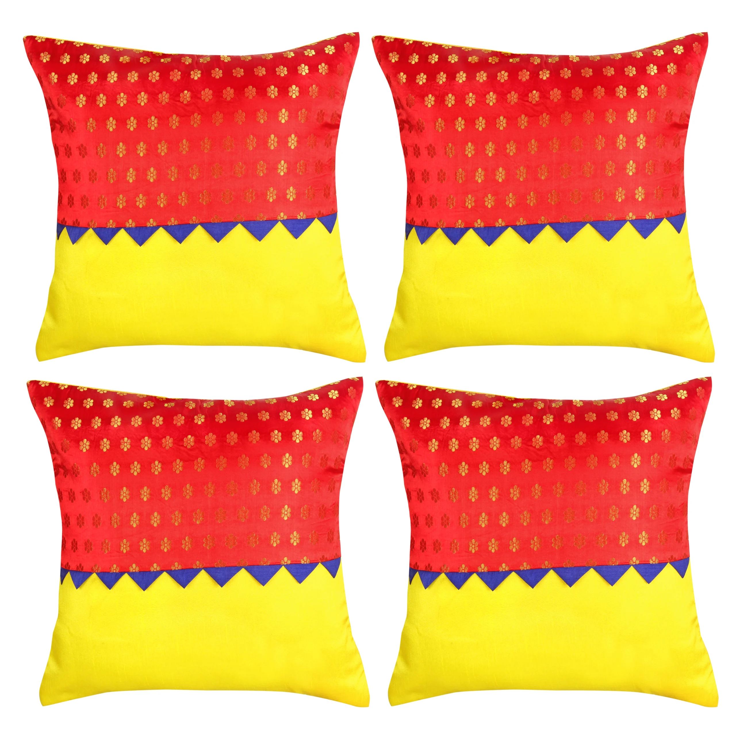 Nylon Jaquard Fabric Pillow Cover 16X16 inch size