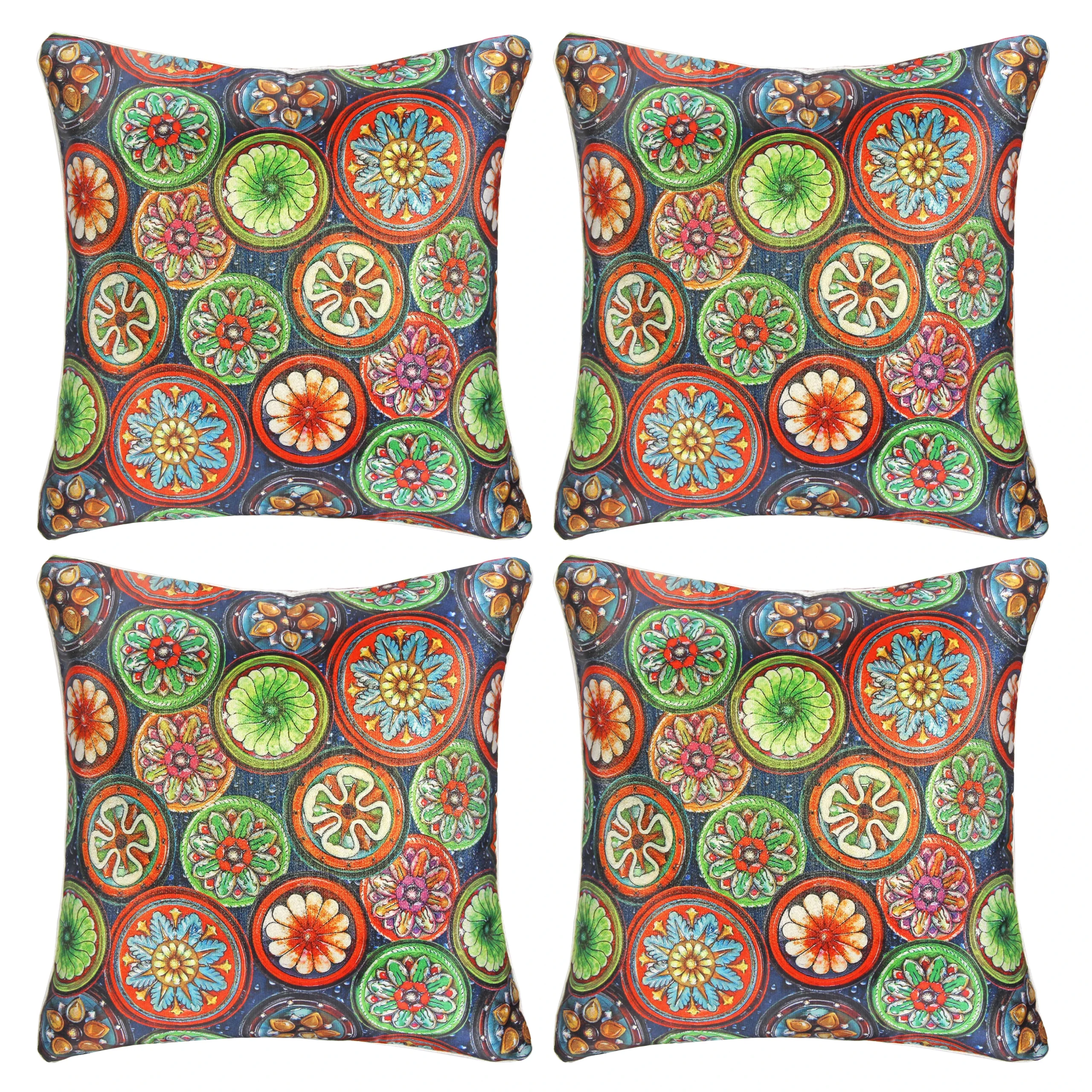 Polyeter Digital Printed Pillow cover 16X16 inch size, Customized Size
