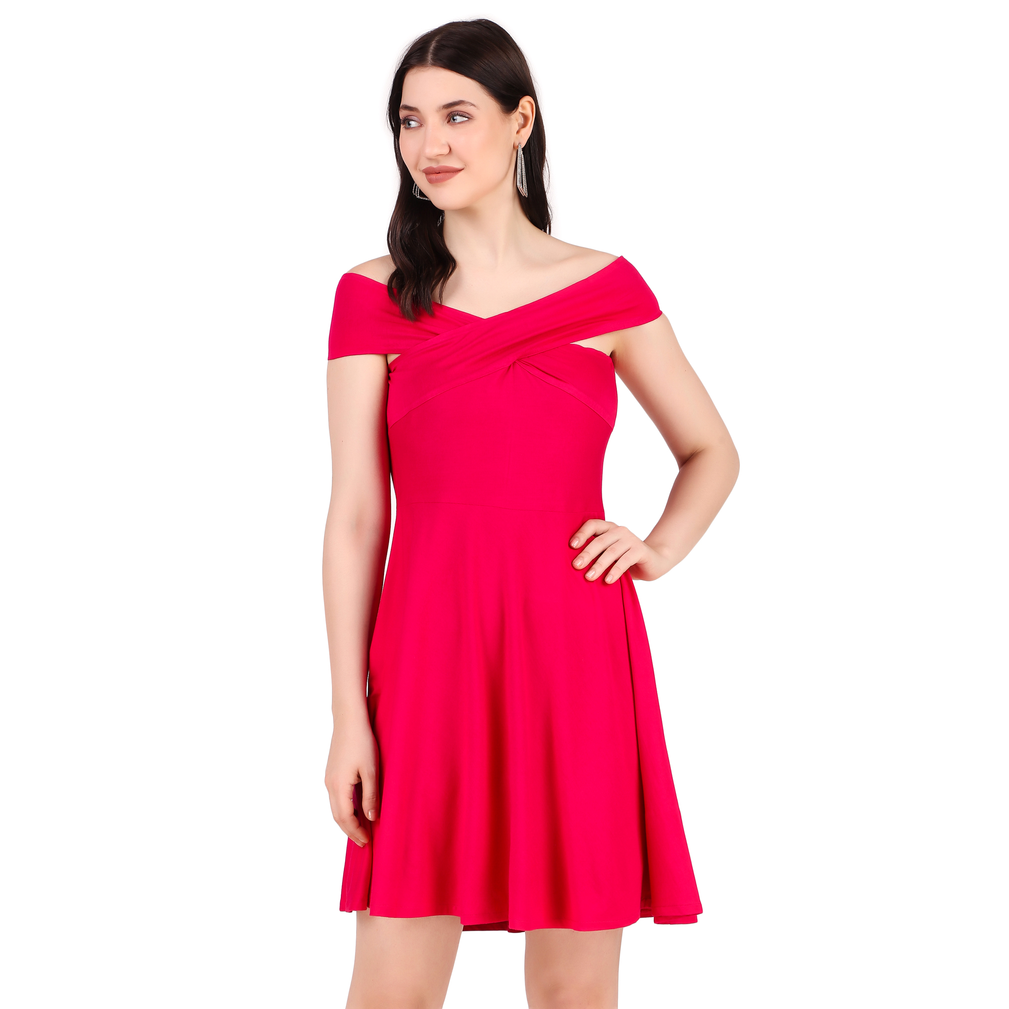 Visocus Knitted Short Dress