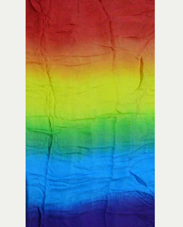 Vsicus Satin Tye Dye Scarf